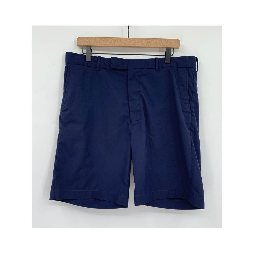 RLX Ralph Lauren Shorts Mens 36 Navy Blue Golf Performance Chino Classic